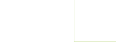 Linha verde-limão formando um canto reto em L sobre fundo preto, elemento gráfico minimalista para design web.